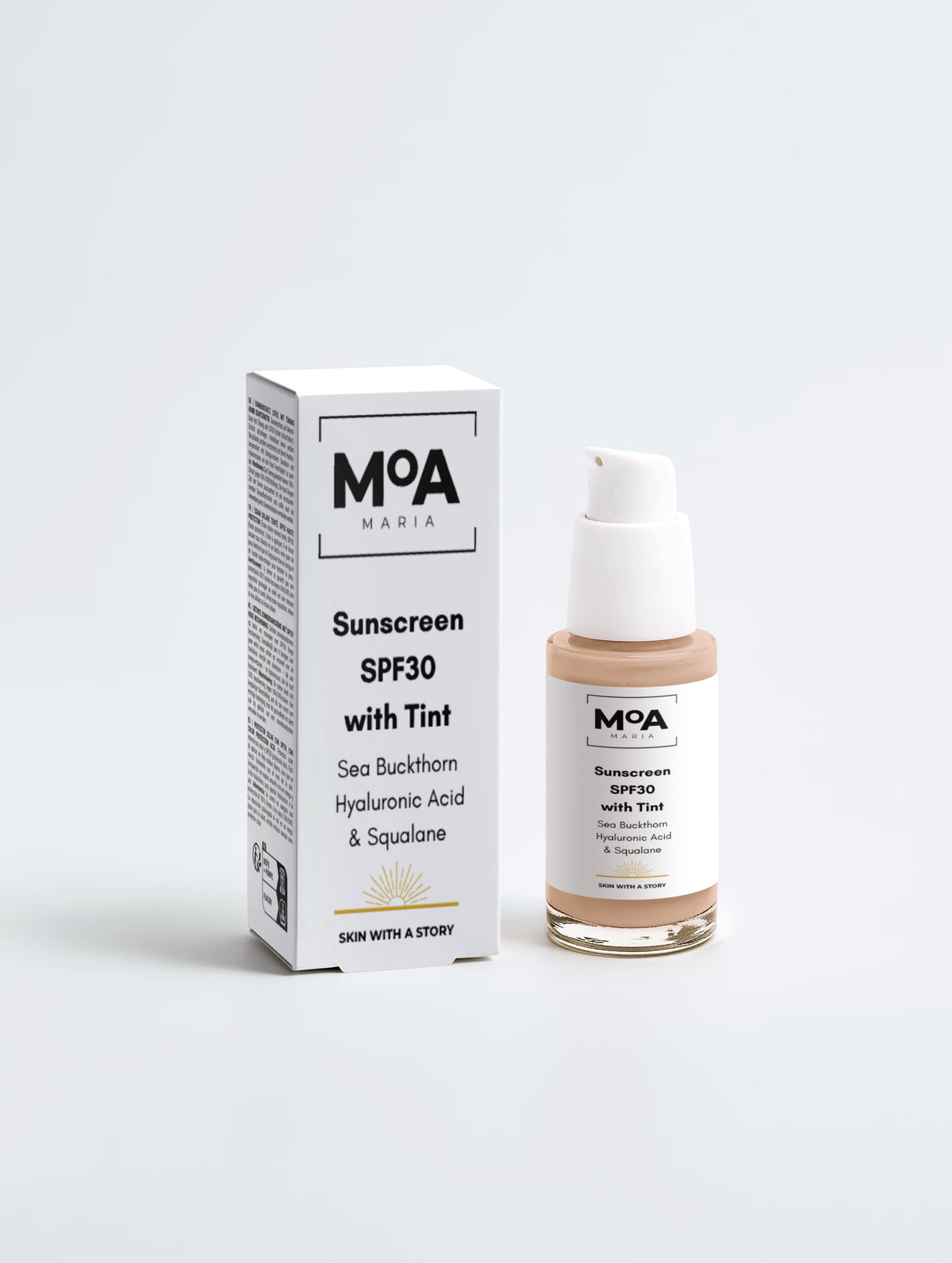 Sunscreen SPF30, with tint