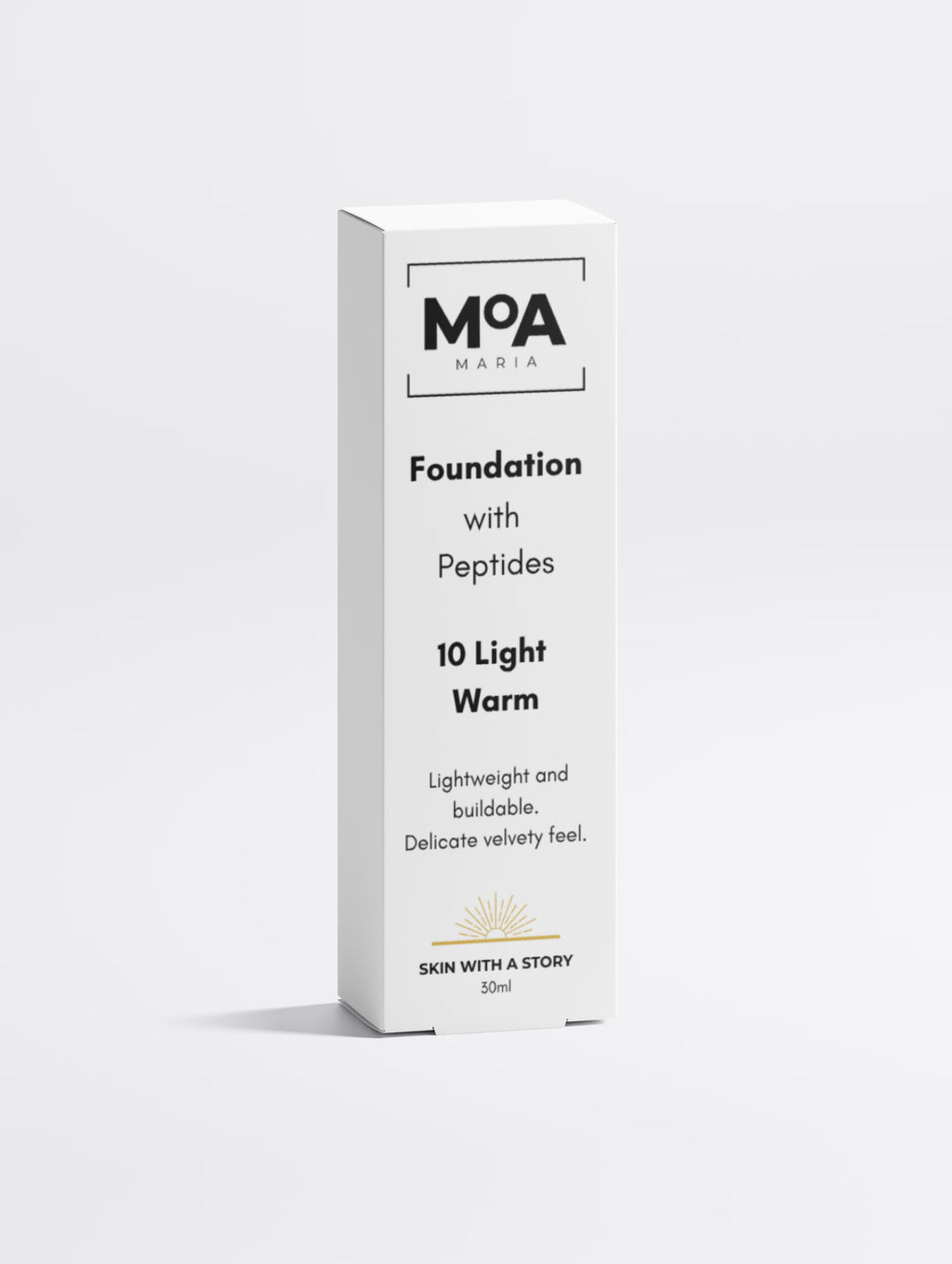 Foundation with Peptides, 10 Light Warm