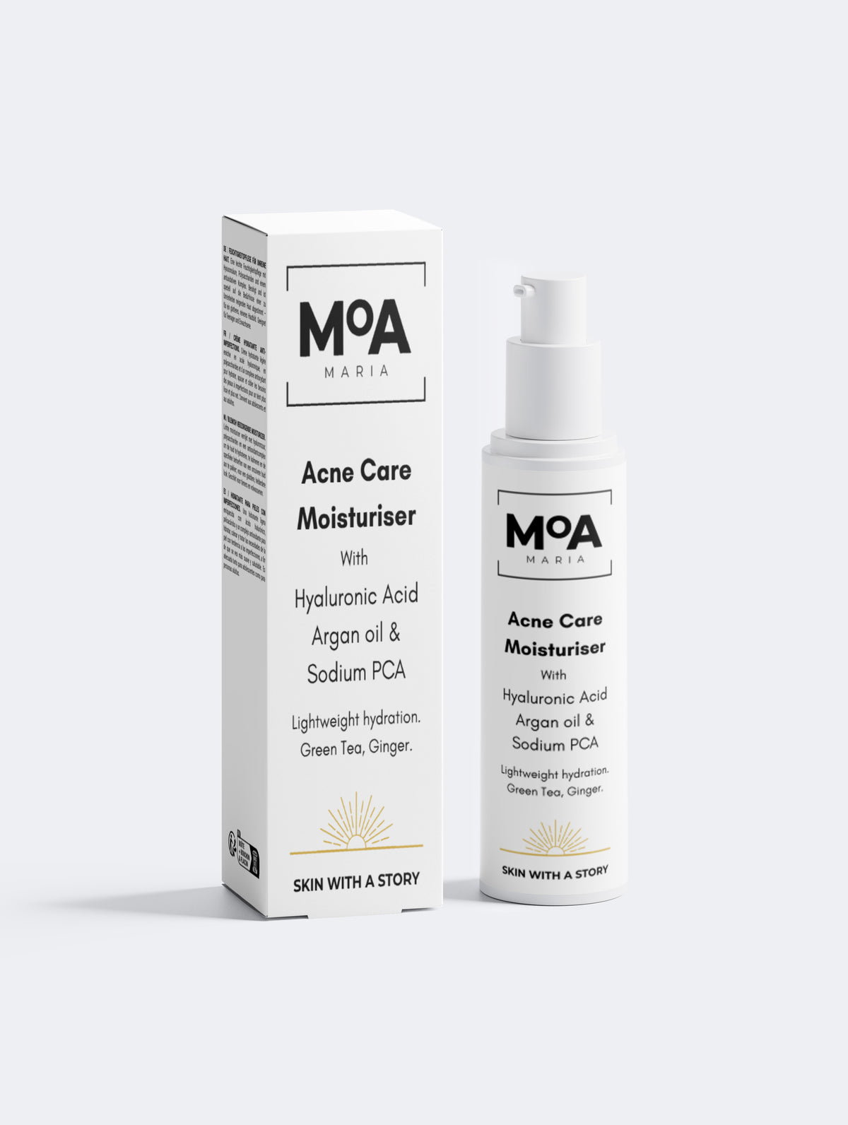 Acne Care Moisturiser with Hyaluronic Acid, Argan Oil & Sodium PCA
